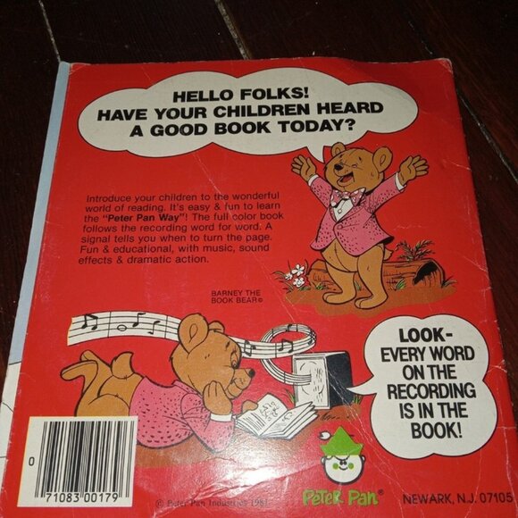 1977 Peter Pan Records Friendly the Snowman Book and Record 45 RPM Christmas - Picture 3 of 4